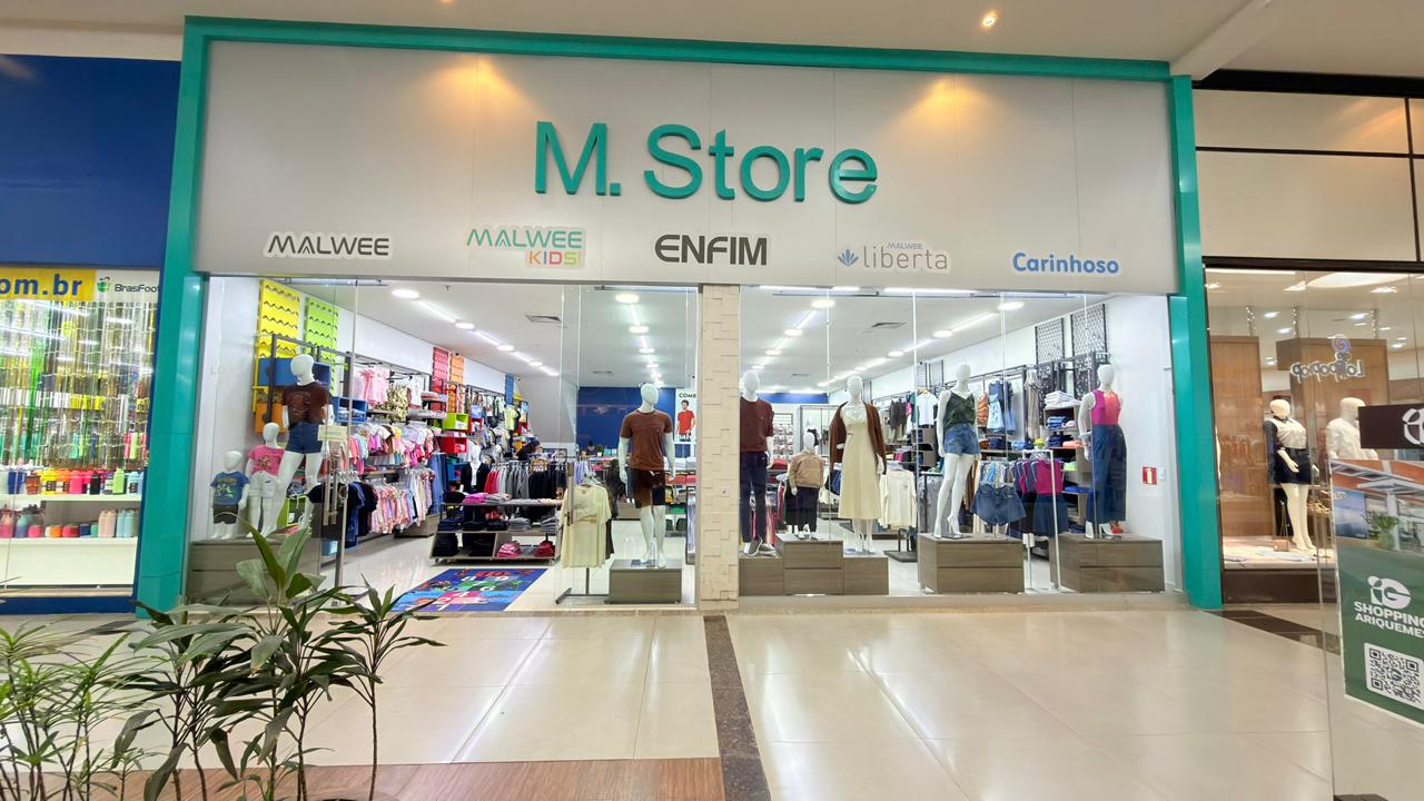 Fachada atual M.Store vista frontal