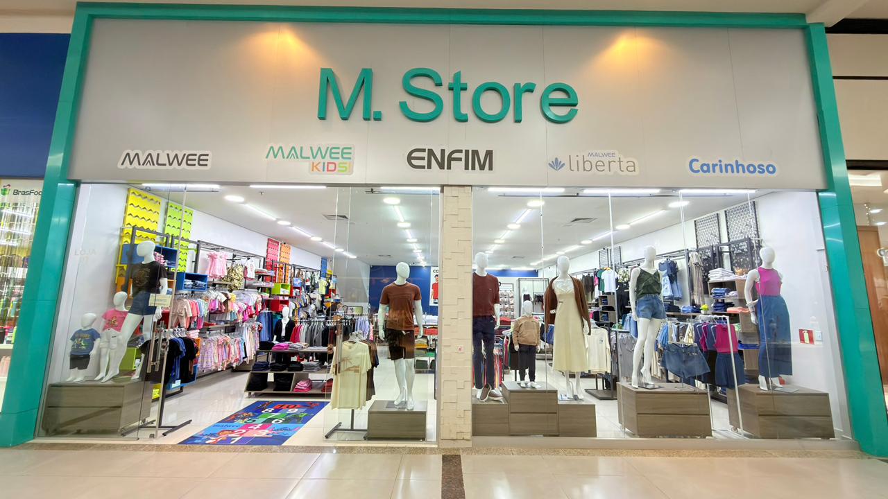 Fachada atual M.Store ângulo aproximado